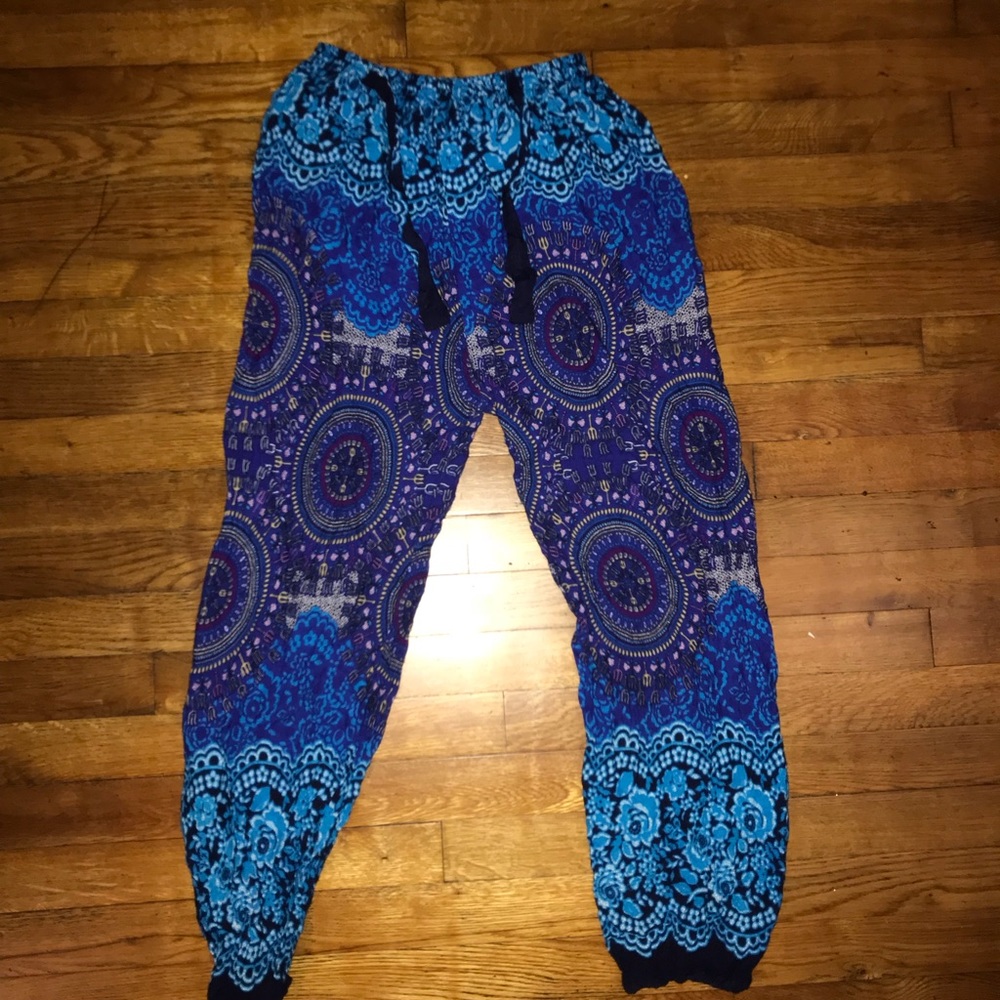 Hippie Travel Girl Boho Elephant Pants